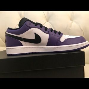 Jordan 1 Low Court Purple